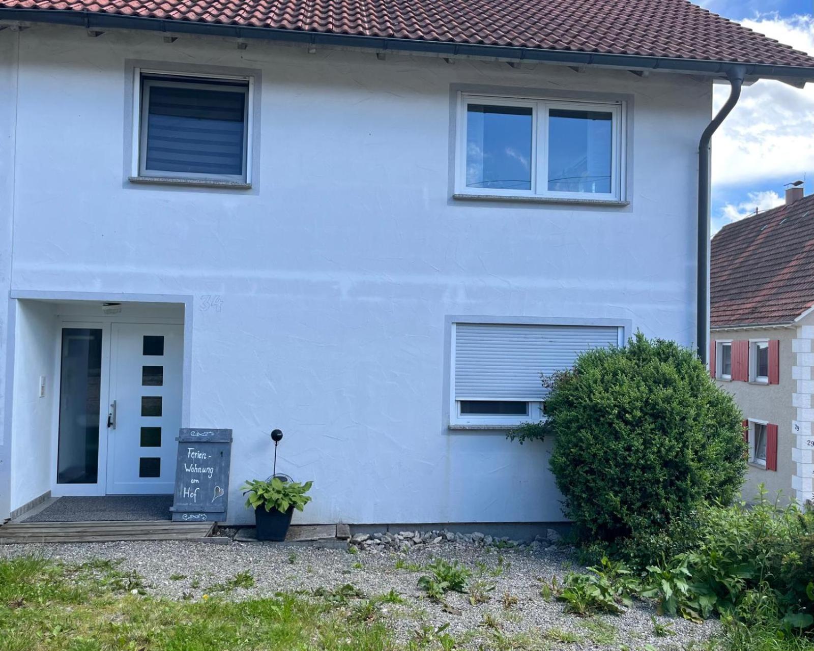 Ferienwohnung Am Hof Zwiefalten Exteriör bild